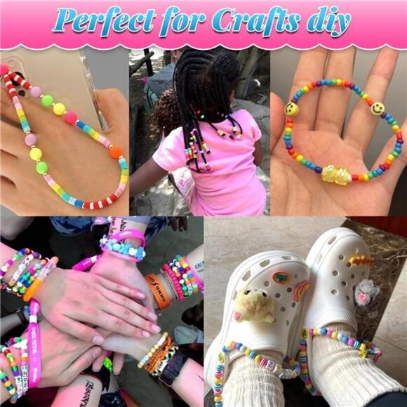 AIPRIDY 3600 Pcs Girls Toys Bracelet Making Kit, Unicorn/Mermaid‎ Jewelry - Picture 4 of 7